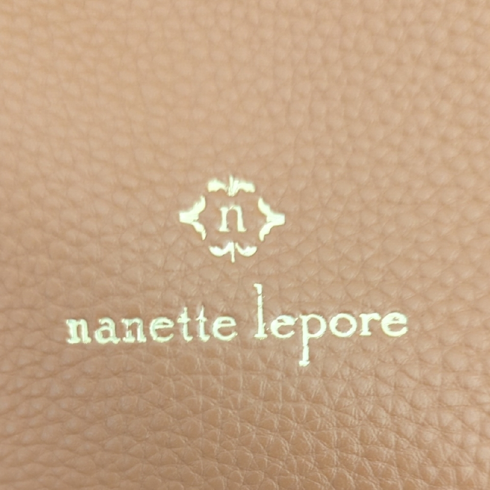 Nanette Lepore Tan Crossbody Bag with Gold Chain - Picture 2 of 3
